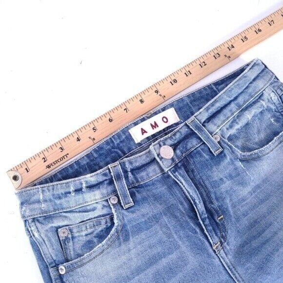 AMO Twist Sweet Cheeks Skinny Jeans Size 28 - Picture 4 of 10